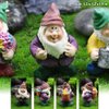 PEATOP Fairy Garden Accessories,Miniature Gnome Figurines Set of 7, Garden Gnome Figurines for Plant Pots Decor, Home Decoration,Fairy Garden
