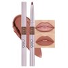 lip liner pencils, Modern Classic Lip Liner, Lip Liner Pigmented Vegan Matte, Lasting Finish Lip Liner, Luxurious Creamy Long Lasting Lip Liner, Prevents Feathering and Fading (03#Red Brown, 1)