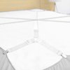 Tuyeabc Bed Sheet Holder Straps, 3 Set/12 Ways, Adjustable Crisscross Bed Sheet Clips, Elastic Bands Suspenders Keeping Fitted Bedsheet in Place for Twin Queen King Mattress, Bed Sheet Fasteners