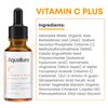 NEW! Aquallure Vitamin C Plus Radiance Serum - Antioxidant Facial Formula to help Brighten, Hydrate, & Plump Skin with Hyaluronic Acid, Amino Complex, Vitamin E - 1 fl oz