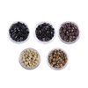 2500pcs/lot Hair Extensions Micro Rings Silicone Lined Micro Beads Hair Feather Extension Rings 5.0X3.0X3.0mm Hair Beads