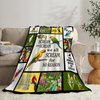 Parrot Blanket Soft Cozy Parrot Bird Throw Blanket Gift for Women Girls Super Plush Warm Parrot Stuff Lightweight Fleece Flannel Gift Blankets for Kids Adults 50"X40"