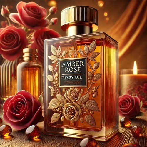ASMARKET Reflection of AMBER ROSE unisex Perfume Body Oil Fragrance