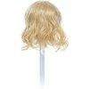ROSHUAN Reborn Wigs for Reborn Toddler Dolls Curly Short Blonde Hair Reborn Doll Wig Soft Wig Hair Golden Suit for Head Circumference 48cm 19 inch 24-28 inches Reborn Toddlers Baby Doll