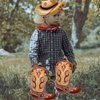 16 Pcs Western Themed Party Balloons Cowboy Boot Balloons*4 Horse Balloons*8 Cowboy Hat Balloons*4 Cowgirl Party Decorations for Western Themed Party Supplies Favors