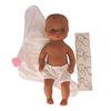Baby's First 11" African American Bathtime Baby Softina with Bath Towel and Feel So Real Skin - Safe for Children 1 Year & Up