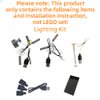 GEAMENT LED Light Kit for Creator Expert Bookshop - Compatible with Lego 10270 Modular Building Blocks Model (Model Set Not Included)