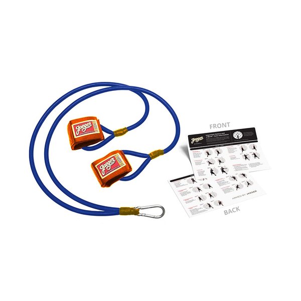 Jaeger J-Bands Resistance Bands for Baseball and Softball Pitchers. Baseball Pitching Trainer and Arm Trainer. Baseball bands for throwing. Baseball Training Equipment and Laminated Instruction Sheet