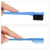 Boao 14 Pcs Edge Brush Bulk Double Sided Edge Control Eyebrow Brush Hair Comb Comb Smooth Grooming for Women, 7 Colors