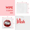 La Fresh 24/7 Makeup Remover Wipes, Easily Remove Waterproof Makeup and Moisturizing, Pack of 50 Individually Wrapped Wet Wipes, Skincare Travel Essentials