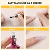 BEZOX Sharp Blade Acrylic Nail Clipper, Professional and High Precision Nail Tip Cutters, False Nail Cutter for Nail Tips