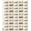 Streetcars (Sheet of 50) 20 Cent US Postage Stamps 1983 Scott 2059-2062