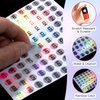 simarro Number Stickers (Number 1-1000), Self Adhesive Label Laser Stickers Waterproof Round Stickers for Organizing Nail Polish Bottle, Nail Sample Stick, Lipstick Storage Organizing (20)