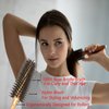 ECOTREES Boar Bristle & Nylon Pin Round Hair Brush for Blow Dry, Styling, Curling, Volumizing | No more tangle