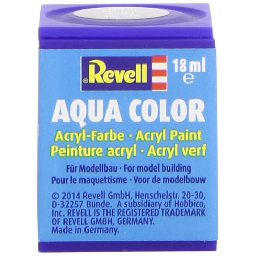 Revell 18ml Aqua Color Acrylic Paint (Steel Metallic Finish)