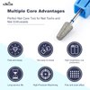 NMKL38 Barrel Diamond Nail Drill Bits Milling Cutter Rotary Cuticle Clean Burr for Nature Nail Drill Machine Accessories(1D-M)
