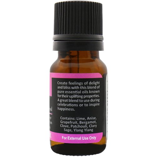 Plantlife Joy Aromatherapy Essential Oil Blend - Straight from The Plant 100% Pure Therapeutic Grade - No Additives or Fillers - Made in California 10 ml