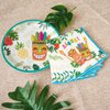 WERNNSAI Hawaiian Luau Party Supplies - 50PCS Tropical Tiki Aloha Party Napkins Disposable 3-Ply Luncheon Dinner Paper Napkins for Birthday Summer Pool Beach Party