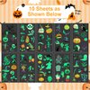 79 Pcs Halloween Scar Temporary Tattoos for Kids， Halloween Assorted Treat or Trick Halloween Fake Tattoo Stickers for Boys Girls Goody Bag Stuffers Prizes Party Favors