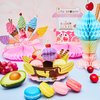 6 Pieces Ice Cream Centerpiece Ice Cream Cart Centerpiece Banana Split Centerpieces Ice Cream Decorations for Ice Cream Theme Party Birthday Baby Shower Party Supplies