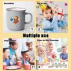 Partywind Glow Space Tattoos for Kids, 150 Styles Luminous Spaceship Planets Astronaut Fake Tattoo Stickers for Space Birthday Party Supplies, Cute Goodie Bag Stuffers for Boys