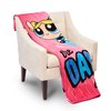 Northwest Cartoon Network Micro Raschel Throw Blanket Powerpuff Girls, Day Saved, 46" x 60"