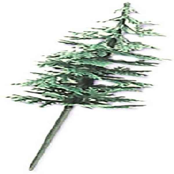 Oasis Supply Evergreen Trees Cupcake/Cake Decorating Picks, 2-Inch, Green, Set of 12