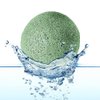 AMAKI SKINCARE Konjac Sponge Facial Cleanser with Added Green Tea and Activated Bamboo Charcoal-Sensitive to Oily and Acne Prone Skin Gentle Face Scrub, Face Sponges for Cleansing and Exfoliating