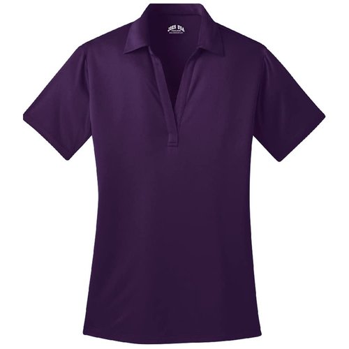 Joe's USA Ladies Silk Touch Golf Polo Shirt-L-Purple
