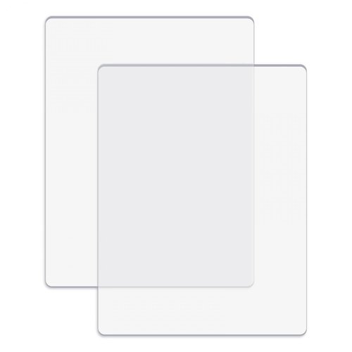 BAOFALI 2 Pcs/1 Pair Standard Cutting Pads for Die Cutting Machine；Clear Polycarbonate Plastic Cutting Plates,Cutting Pads Die Cutting Plates 8 3/4" x 6 1/8" x 1/8 "(22.5 x 15.5 x 0.3 cm)