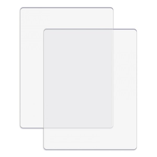 BAOFALI 2 Pcs/1 Pair Standard Cutting Pads for Die Cutting Machine；Clear Polycarbonate Plastic Cutting Plates,Cutting Pads Die Cutting Plates 8 3/4" x 6 1/8" x 1/8 "(22.5 x 15.5 x 0.3 cm)