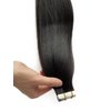 Yaki Tape in Hair Extensions Human Hair,Natural Black Hair Extensions Real Human Hair Yaki Straight Tape ins for Black Women,Invisible 20 Pcs Tape in Hair Extensions 14Inch 50G Double Sided Tape Hair