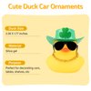 wonuu St. Patrick's Day Decorations - Lucky Green Shamrock Hat, Sunglass-Gold Necklace Rubber Duck Party Favors and Supplies