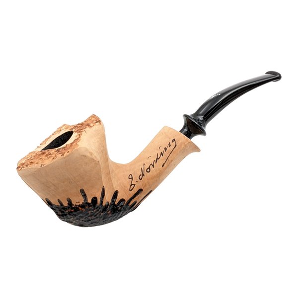 Erik Nording Freehand Rustic Signature Briar Pipe