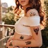 JoyfulGlam 76 Pcs Retro Temporary Tattoos Classic Old School Colorful Tattoos Stickers Flowers Snake Adult Men Women Body Art