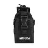 Universal Walkie Talkie Nylon Belt Case Bag with Adjustable Shoulder Strap Two Way Radio Holder Holster Case MSC-20A for Kenwood/Motorola/ HYT Two-Way Radio