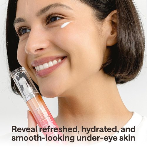 Caffeine Eye Cream for Puffiness & Bags Under Eyes - Infused with Macadamia Oil Caffeine Eye Roller for Puffy Eyes & Dark Circles - Under Eye Brightener for Dark Circles - Skin Care Caffeine Eye Serum