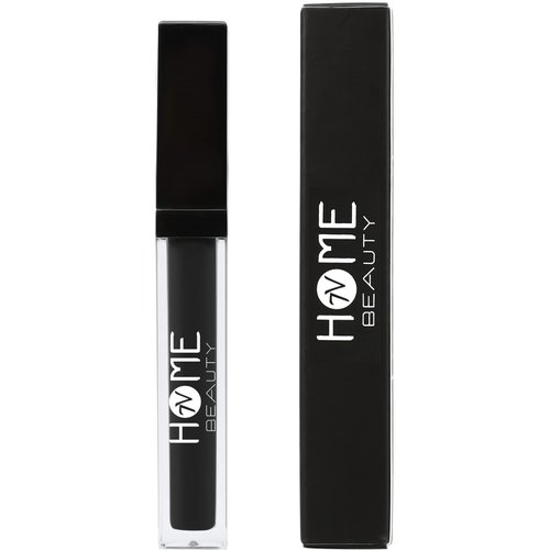 7V HOME BEAUTY Black Matte Liquid Lipstick, Long Lasting High Pigmented Non-stick Waterproof Black Lipstick (5ml, #723)