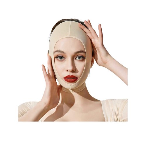 Anna-Kaci Womens Chin Strap Support Band Neck Bandage Post Surgical Compression Head wrap, Neck and Chin Compression Garment Wrap