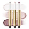 Falocutus 3 PCS Gel Eyeshadow Stick,Cream Matte and Shimmer Eyeshadow Pencil,Waterproof & Smudge-Proof Highlighter Makeup Pen,Long Lasting Shimmer Finishing and Create Resistant,N-Twilight Garden