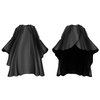 Delkinz Barber Cape with Adjustable Snap Closure waterproof Hair Cutting Salon Cape for Unisex, Perfect for Hairstylists (Pack of 1)