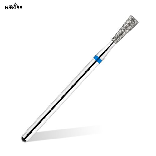 NMKL38 Diamond 3/32" Shank Size Nail Drill Bit for Acrylic Nail Professional Cuticle Drill Bit Manicure Tool for Home Salon Spa (0308D-M)