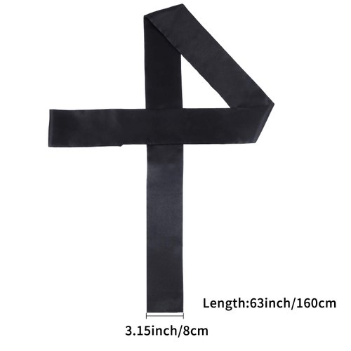 3 Pieces Wig Grip Band Satin Headbands Edge Wrap Non Slip Hair Wrap for Keep Wig Secured, Makeup, Facial, Sport, Yoga (Black)