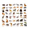 100 Pack Jungle Safari Zoo Animal Stickers, Jungle Party Favors, Party Decorations