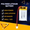 YDL 3.7V 350mAh 602035 Lipo Battery Rechargeable Lithium Polymer ion Battery Pack with PH2.0mm JST Connector