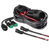 Nilight 10016W DT Wiring Harness Kit for LED Light Bars - 12V On/Off Switch, Power Relay, Blade Fuse - 2 Leads