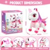 Britik Unicorn Toys for Girls Age 4-6: Robot Pets for Kid Remote Control Robot Toy for Ages 5-7 Smart Robot Girl Toy Age 4-5 Robot Toys for Kids 8-12 Birthday Gifts for 3 4 5 6 7 8 Year Old Girl, Pink