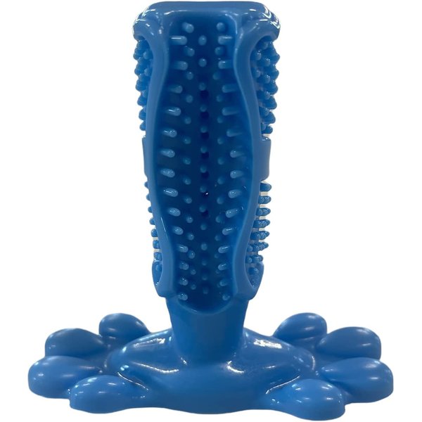 AZ Micro Mini Pigs Peanut Butter Chew Toy or Tooth Paste Dental Stick Pet Toy (Blue)