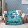 Shark Blanket for Girl Woman Blue Shark Throw Blanket Funny Sharks Stuff Decor Merch Cozy Flannel Soft Warm Plush Lightweight Bedding Shark Gifts for Boys Man Sofa Bedding Couch 50"X40"