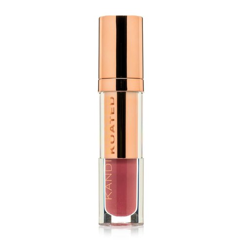 Kandi Koated Lacquer Illuminating Lip Cream [Tease] Creamy Lip Gloss | Natural Colors, Moisturizing Lip Lacquer, Paraben-Free, Cruelty-Free | Beauty & Makeup
